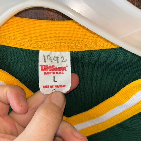 Vintage Wilson 90’s Oakland A’s boys large little league jersey - Picture 5 of 11